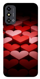 Чохол Hearts pattern для ZTE Blade A53