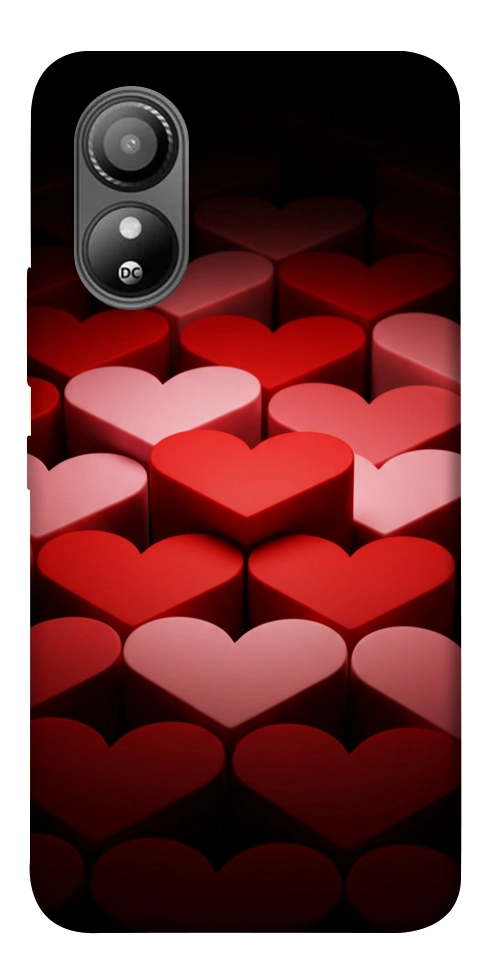 Чохол Hearts pattern для ZTE Blade L220