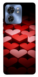 Чехол Hearts pattern для Motorola Edge 40