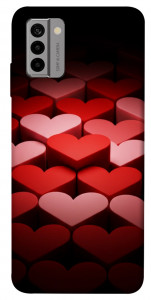 Чохол Hearts pattern для Nokia G22