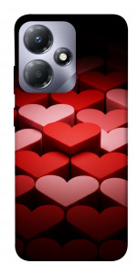 Чехол Hearts pattern для Infinix Hot 30i