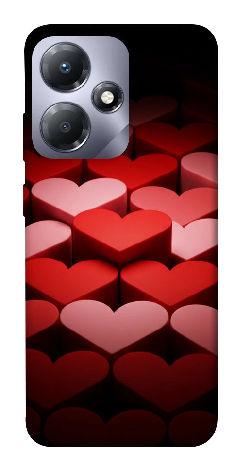 Чохол Hearts pattern для Infinix Hot 30 Play