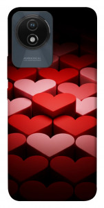 Чохол Hearts pattern для Vivo Y02