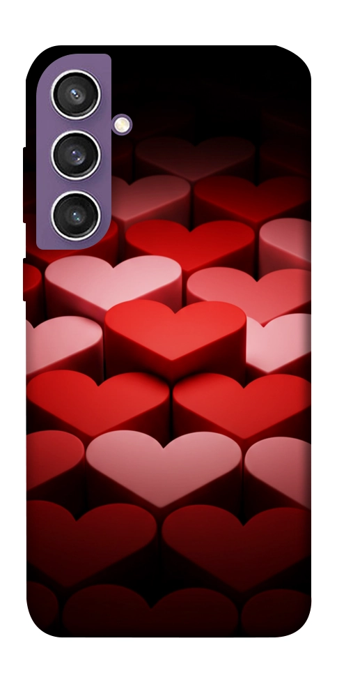 Чохол Hearts pattern для Galaxy S23 FE