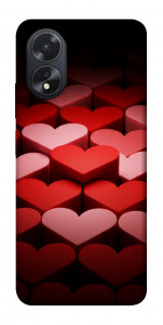 Чехол Hearts pattern для Oppo A18