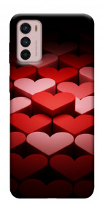 Чехол Hearts pattern для Motorola Moto G42