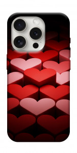 Чохол Hearts pattern для iPhone 16 Pro