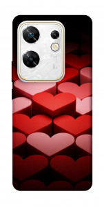 Чехол Hearts pattern для Infinix Zero 30 4G