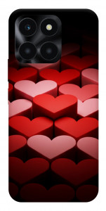 Чохол Hearts pattern для Huawei Honor X6a