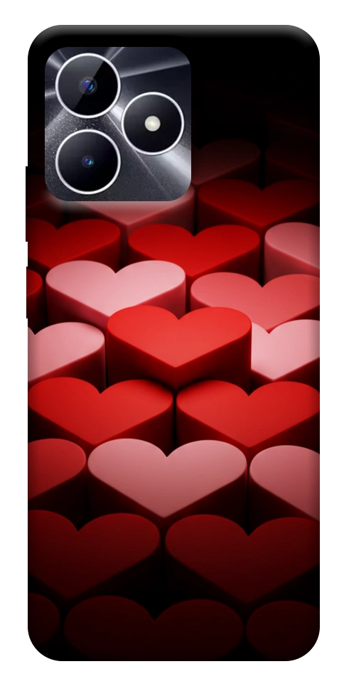 Чохол Hearts pattern для Realme Note 50 5G