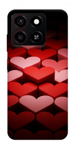 Чохол Hearts pattern для ZTE Blade A35 4G