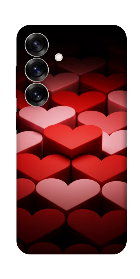 Чохол Hearts pattern для Galaxy S25