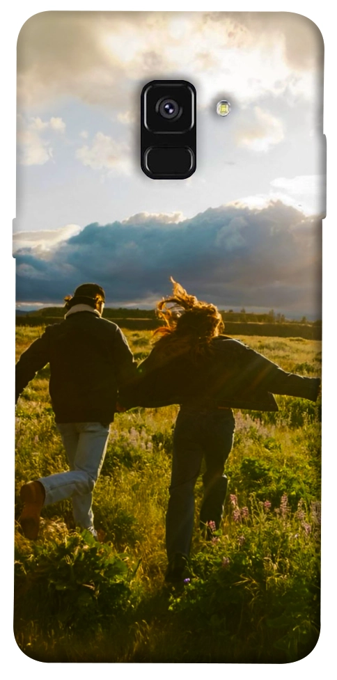 Чехол Happy couple для Galaxy A8 (2018)