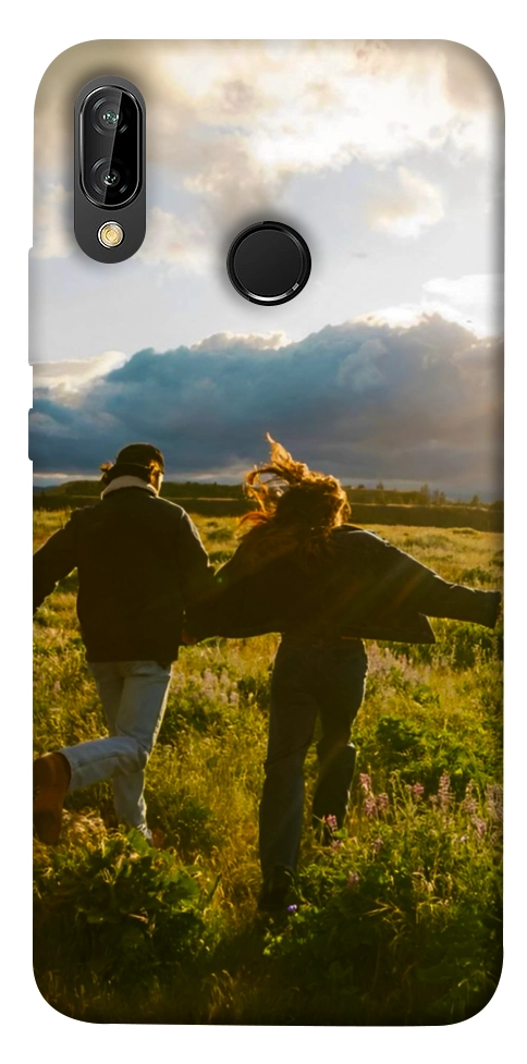 Чохол Happy couple для Huawei P20 Lite