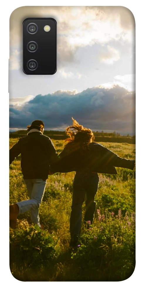 Чехол Happy couple для Galaxy A03s