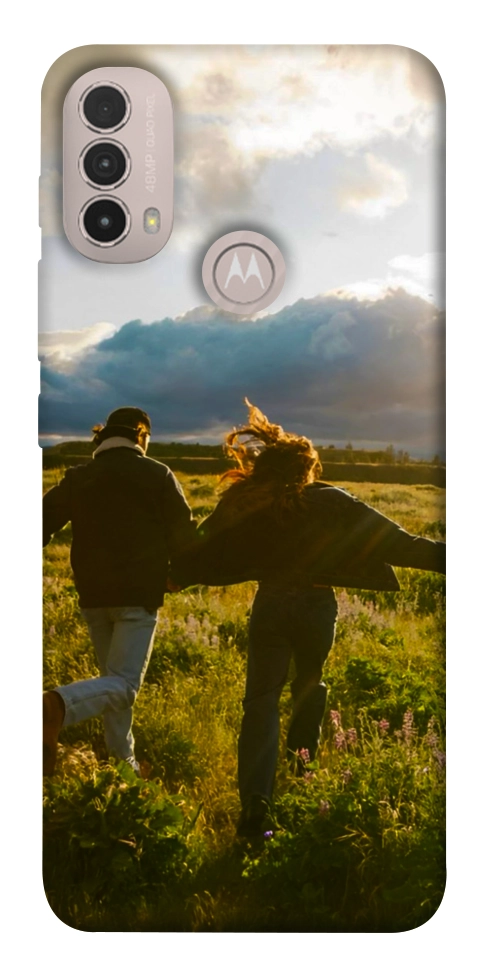 Чохол Happy couple для Motorola Moto E40