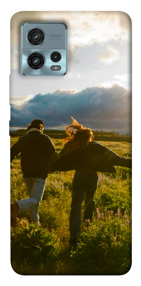 Чохол Happy couple для Motorola Moto G72