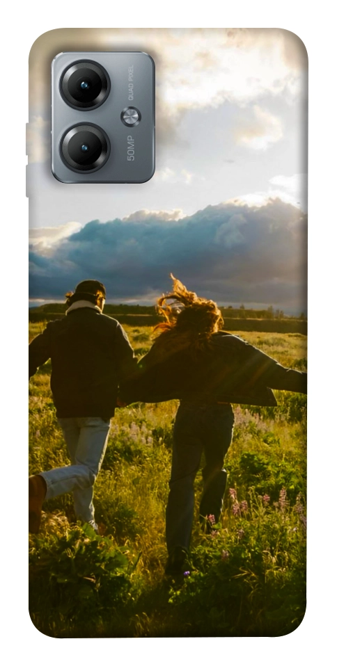 Чехол Happy couple для Motorola Moto G14