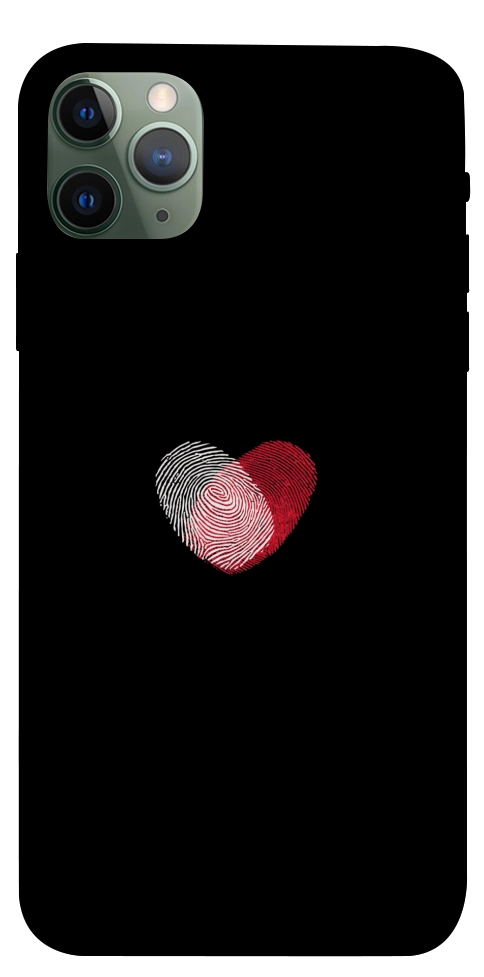 Чехол Fingerprint heart для iPhone 11 Pro Max