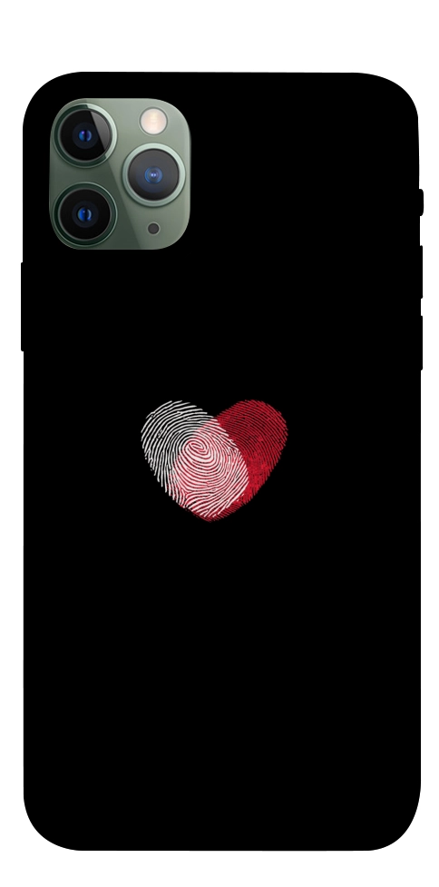 Чохол Fingerprint heart для iPhone 11 Pro