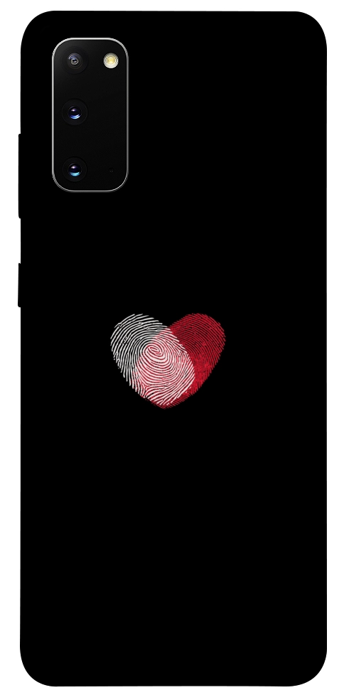 Чохол Fingerprint heart для Galaxy S20 (2020)