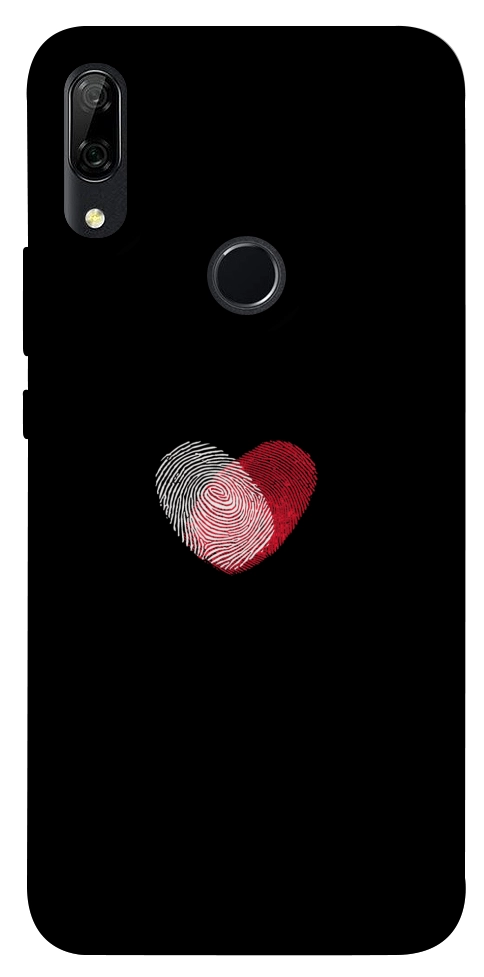 Чехол Fingerprint heart для Huawei P Smart Z