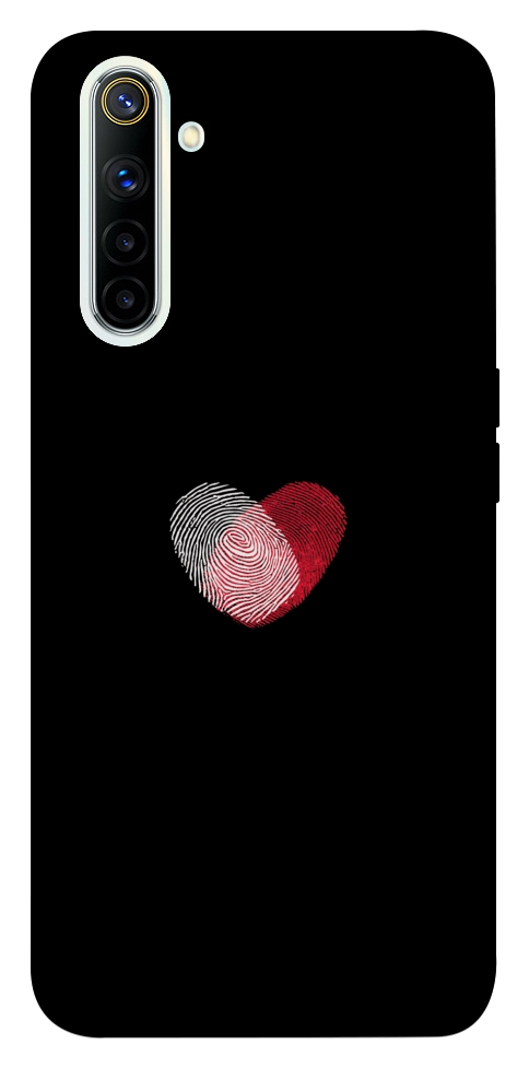 Чохол Fingerprint heart для Realme 6