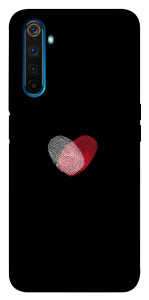 Чохол Fingerprint heart для Realme 6 Pro