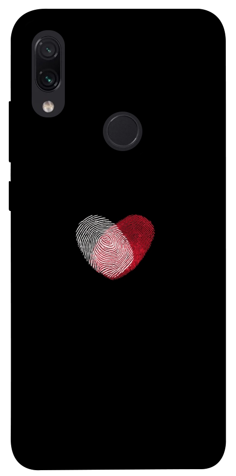 Чехол Fingerprint heart для Xiaomi Redmi Note 7