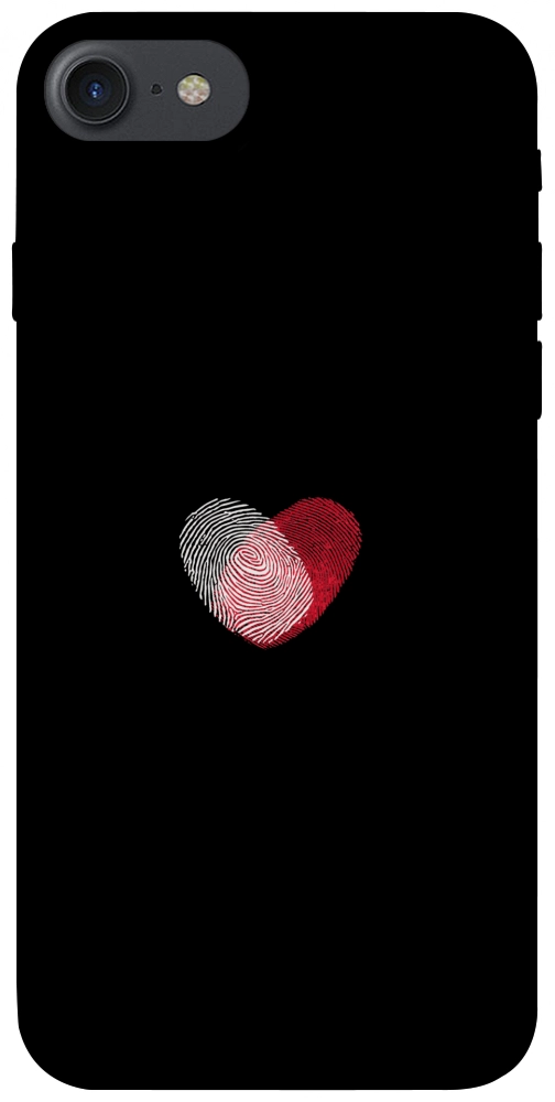 Чохол Fingerprint heart для iPhone 8