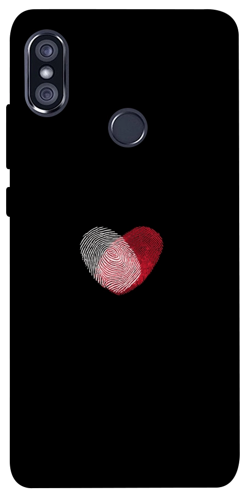 Чохол Fingerprint heart для Xiaomi Redmi Note 5 (Dual Camera)