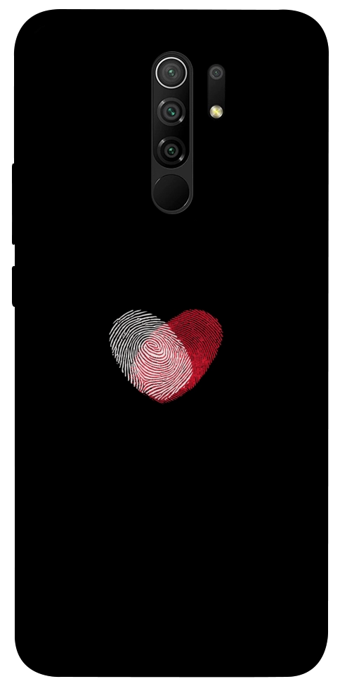 Чохол Fingerprint heart для Xiaomi Redmi 9