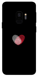 Чехол Fingerprint heart для Galaxy S9