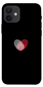 Чохол Fingerprint heart для iPhone 12