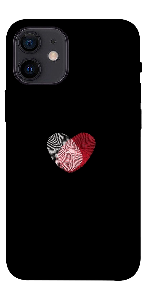 Чехол Fingerprint heart для iPhone 12 mini