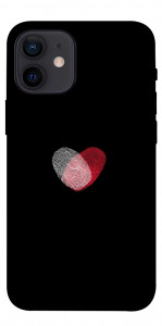 Чохол Fingerprint heart для iPhone 12 mini