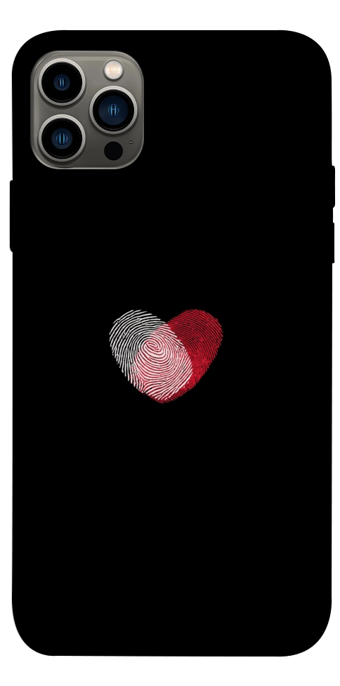 Чехол Fingerprint heart для iPhone 12 Pro