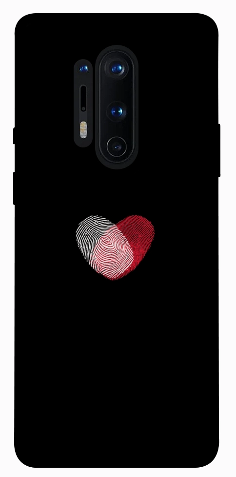 Чохол Fingerprint heart для OnePlus 8 Pro