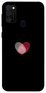 Чохол Fingerprint heart для Samsung Galaxy M21