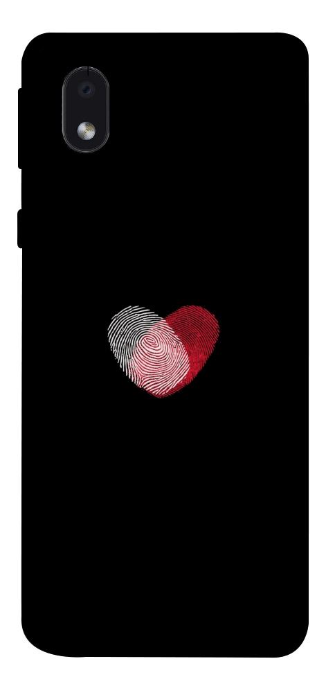 Чохол Fingerprint heart для Galaxy M01 Core