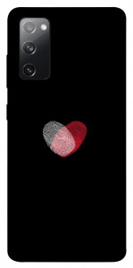 Чохол Fingerprint heart для Galaxy S20 FE