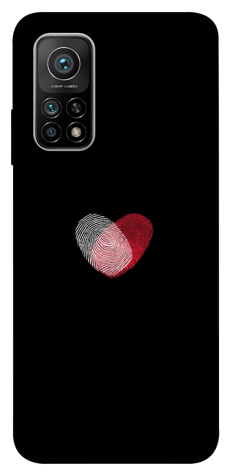 Чохол Fingerprint heart для Xiaomi Mi 10T