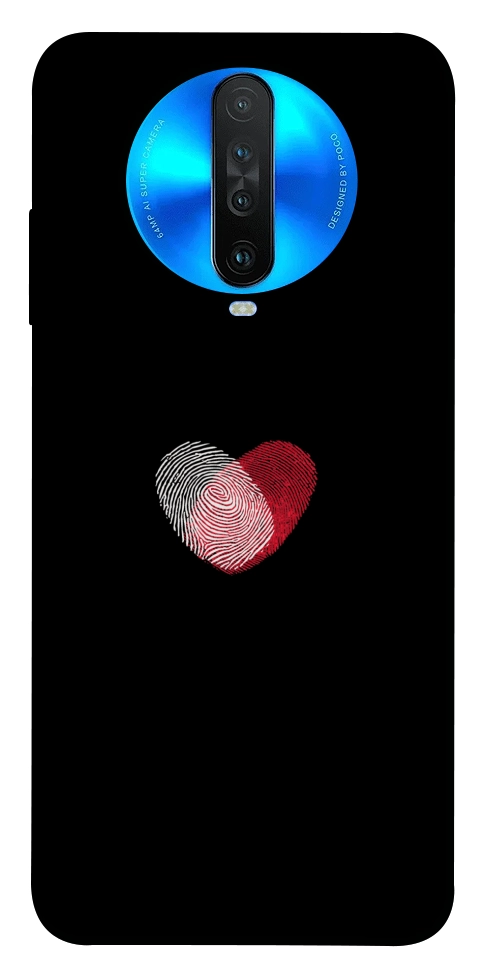 Чохол Fingerprint heart для Xiaomi Redmi K30