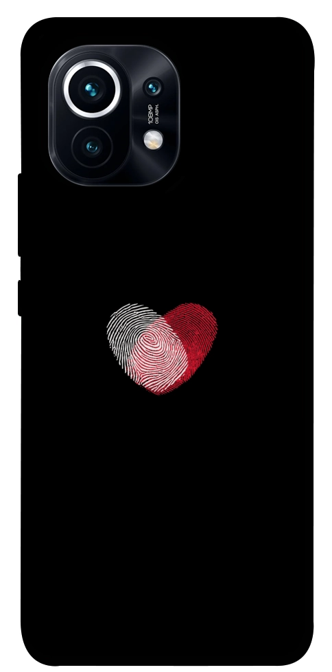 Чохол Fingerprint heart для Xiaomi Mi 11