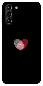 Чохол Fingerprint heart для Galaxy S21+