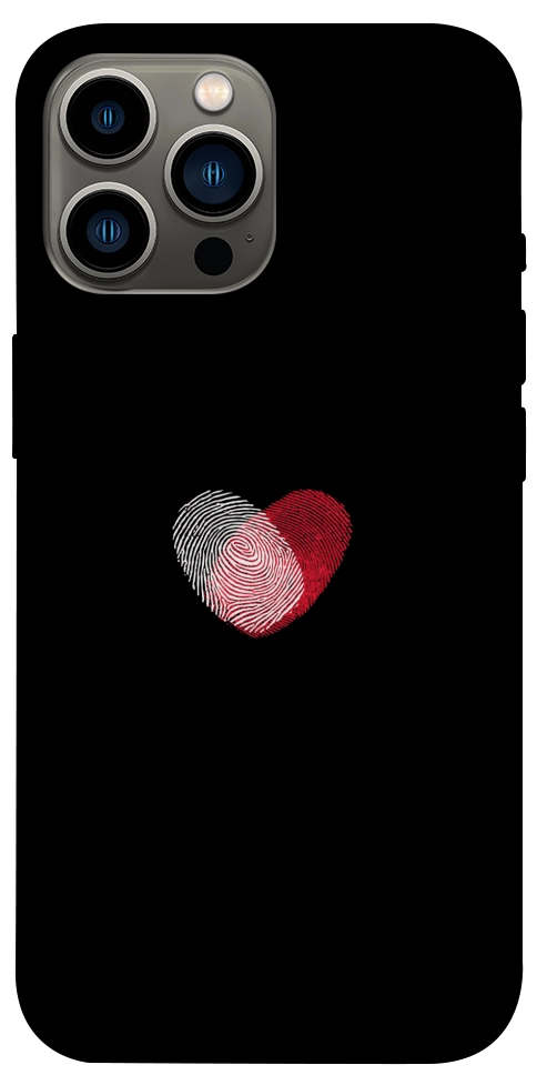 Чехол Fingerprint heart для iPhone 13 Pro Max