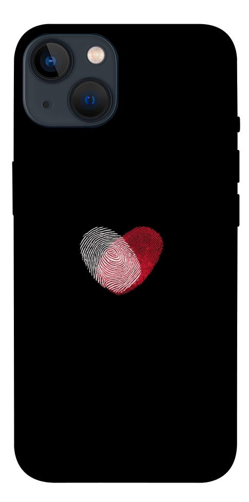 Чохол Fingerprint heart для iPhone 13