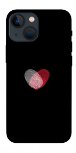 Чехол Fingerprint heart для iPhone 13 mini