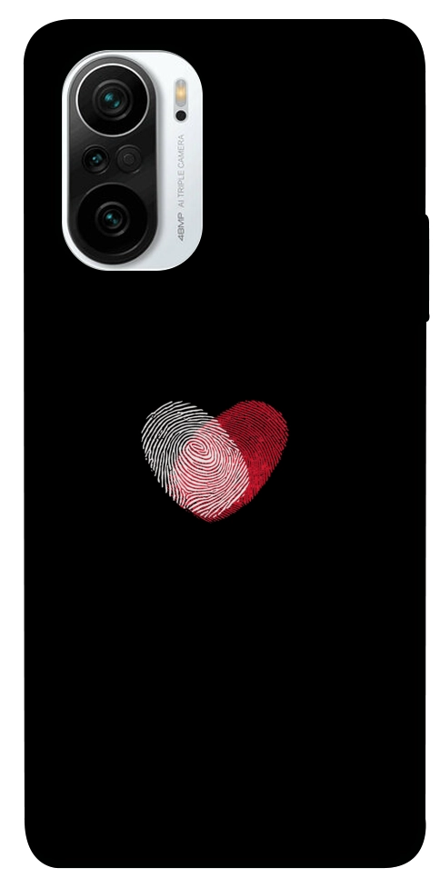 Чохол Fingerprint heart для Xiaomi Redmi K40