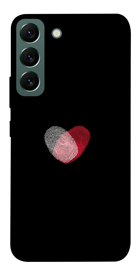 Чохол Fingerprint heart для Galaxy S22